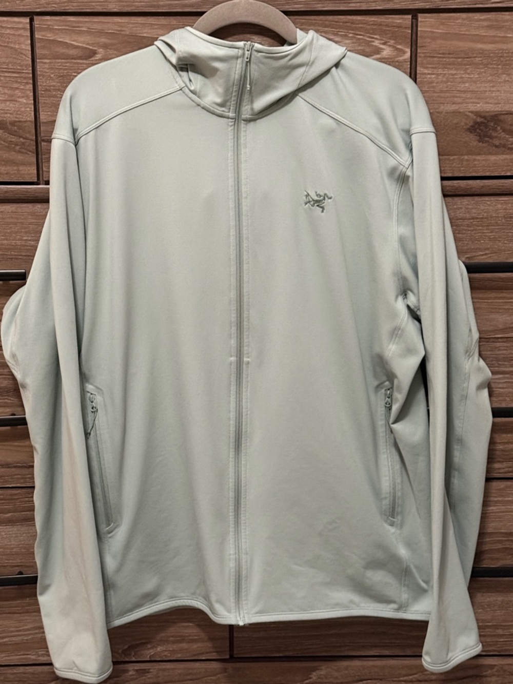 Arc'teryx Kyanite Lightweight Hoody Size XL Stone Green